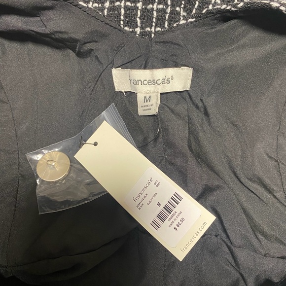 Francesca's Collections Black and White Checkered Kids Dress - Picture 3 of 3